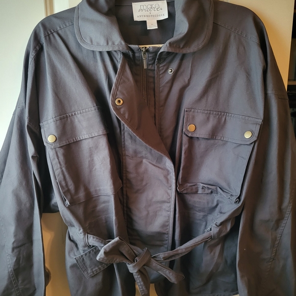 MARE MARE × Anthropologie Dolman Sleeve Belted Utility Jacket M - Picture 2 of 14